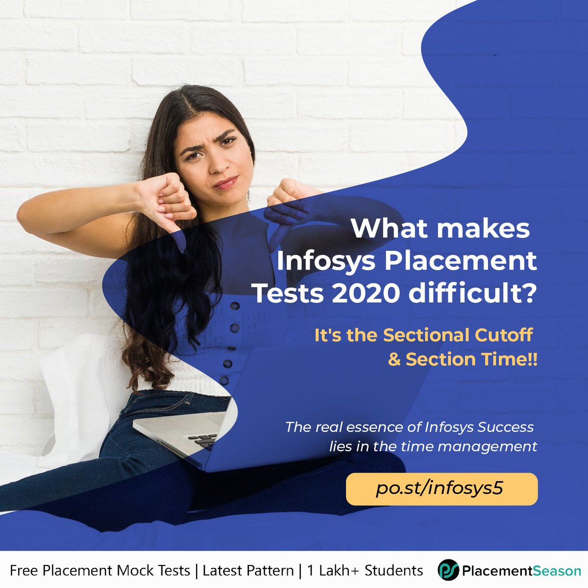 PlacementSeason's tweet image. What makes Infosys Placement Tests 2020 difficult to crack?? It&apos;s Sectional Cutoff &amp;amp; Sectional Time! Find the Secret to surpass this. buff.ly/31i0VAx
#PlacementSeason #InfosysJobs #Infosysrecruitment #infosysaptitude