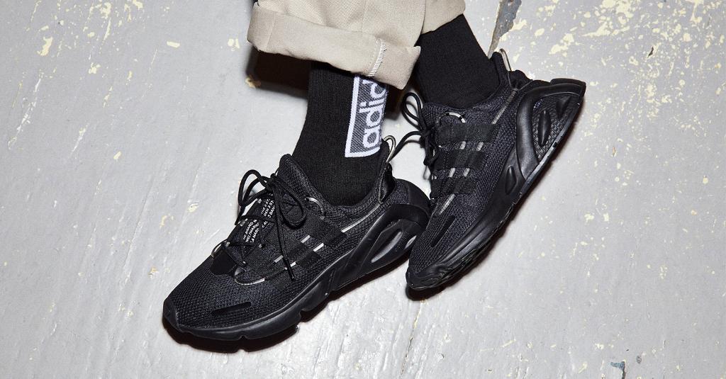 adidas lxcon black on feet