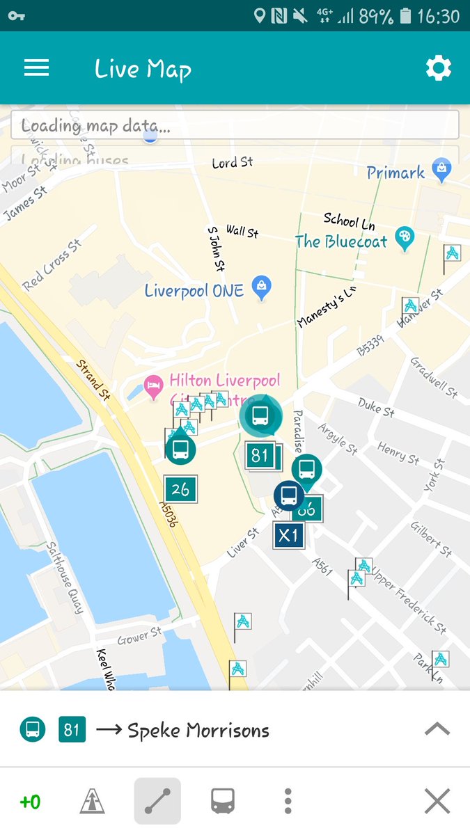 HelenWalsh80's tweet photo. @arrivanorthwest why is there a 81 in Liverpool One https://t.co/VwI7GoG1Hu