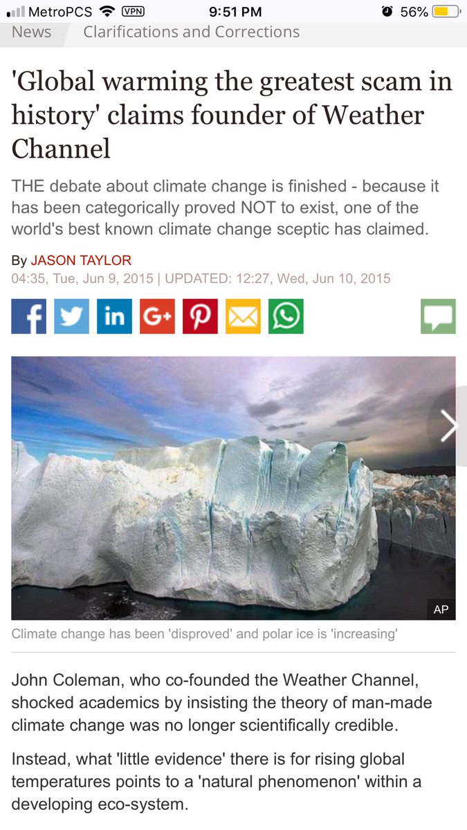Jaizem's tweet image. Climate change memes i have collected so far. Save as ammunition. Thank you to: @EcoSenseNow @SteveSGoddard @sonofmancan if i failed to give credit to someone, i apologize, please let me know