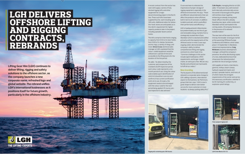 lgh_uk's tweet photo. We’re thrilled to be featured in Platform Oil &amp; Gas Magazine this month for our offshore lifting &amp; rigging contracts. 
 
Read the full article here: https://t.co/NyZhuUqSBi
#LGH #liftingandrigging https://t.co/VD7NgIf884