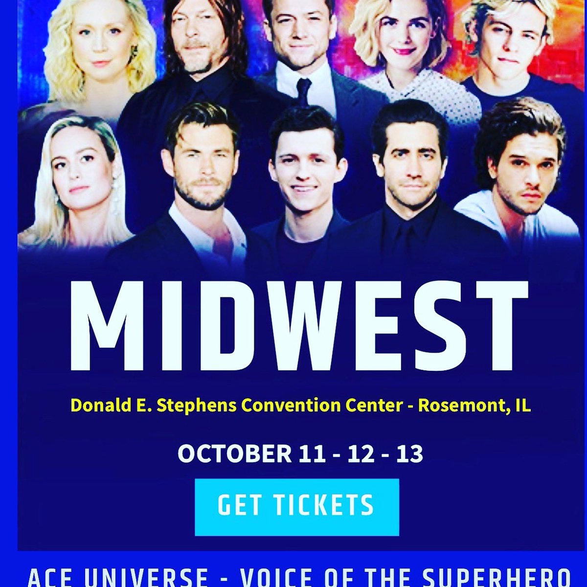 If you’re in the area, come check us out! #gameofthrones #jonsnow #gwendolinechristie #kitharington