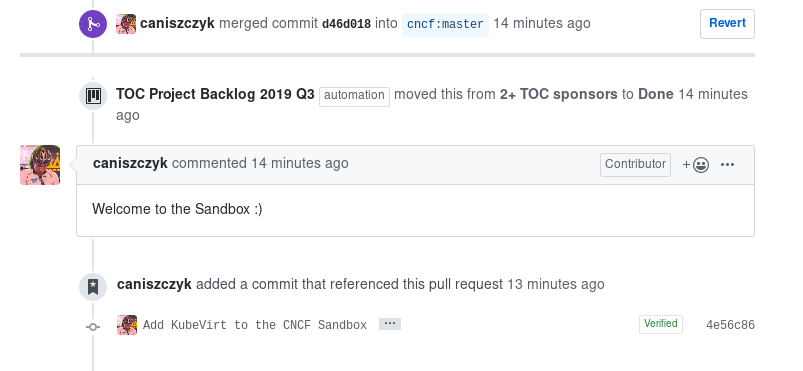 KubeVirt tweet media