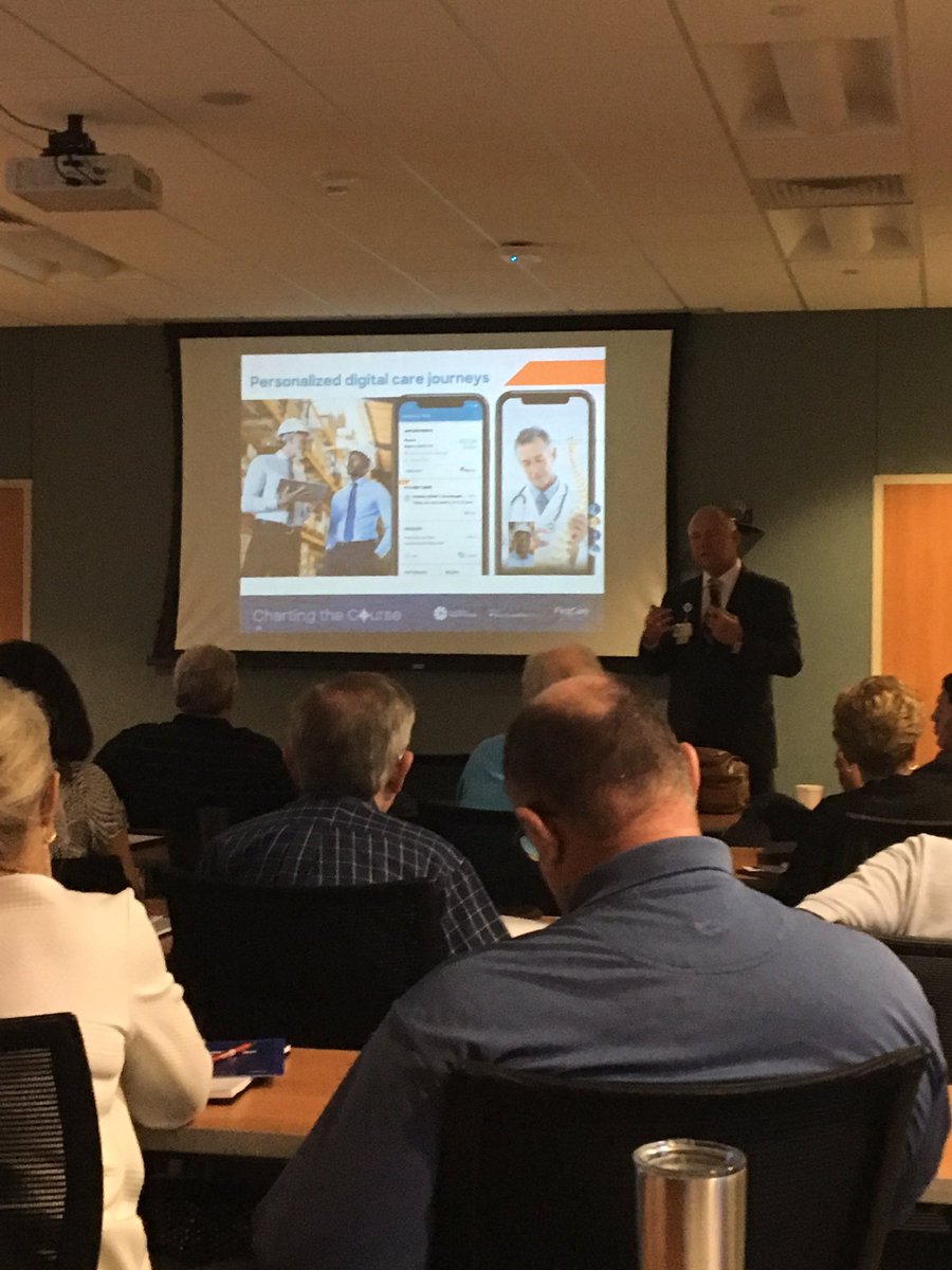 JamesFinnen's tweet photo. Joe Murtaugh covering Scott &amp; White Healthplan to a big broker audience in Round Rock #bswhealth #makinghealthcarebetter leveraging Baylor Scott White Health quality and integration https://t.co/oYYme827Pf