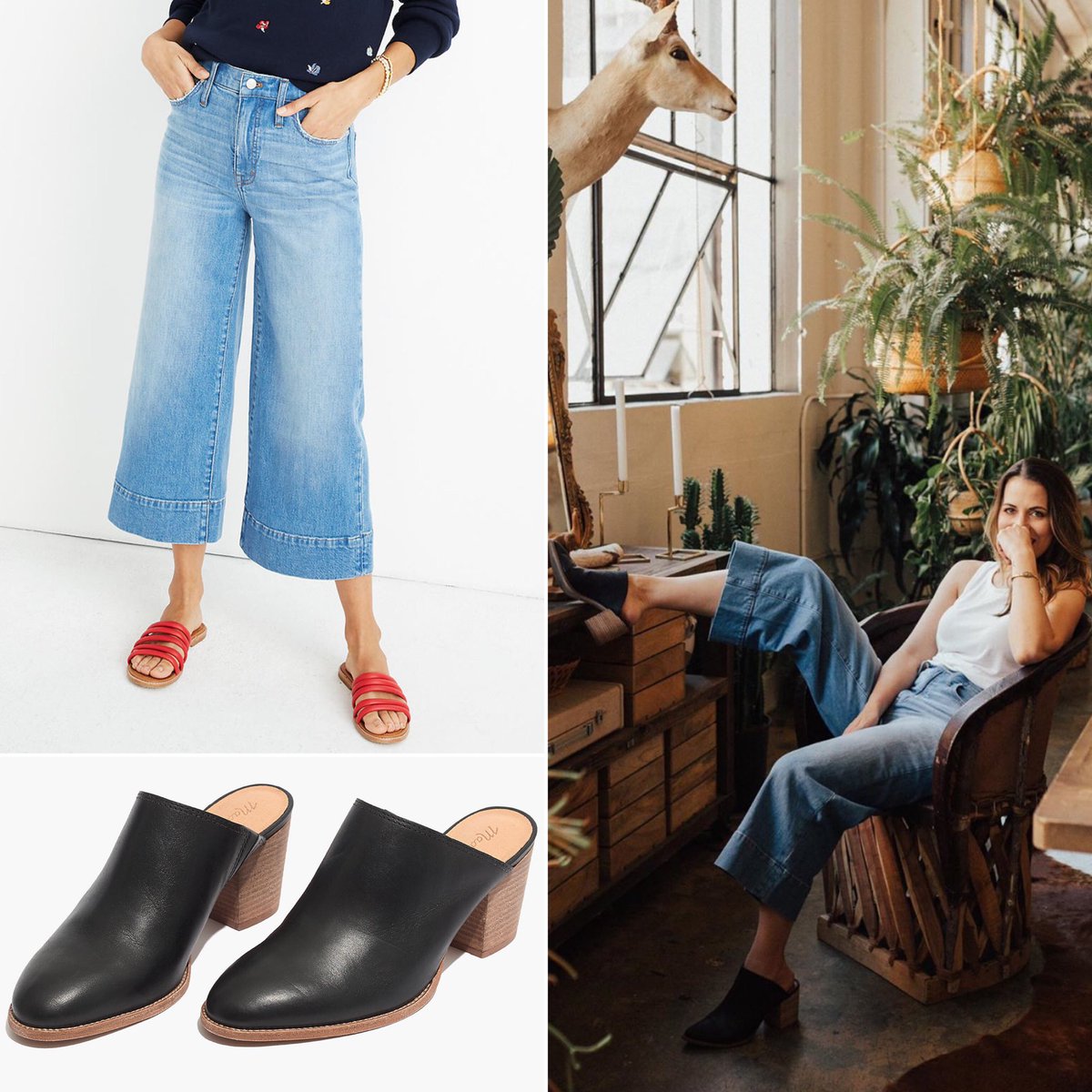 tisha block heel mule