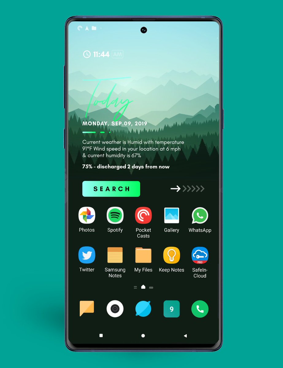 My setup 

Daily UI Kwgt by @ppickCH 

Wallpaper from Amoledwallpapers app

#GalaxyNote10 #MIUI #Hex #theme