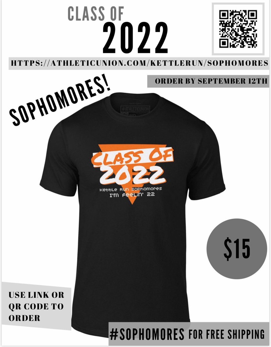 KRHS_Sophomore's tweet photo. Class shirts are here!! Order online with the link for $15! Last day to buy them is Thursday! https://t.co/wCtflpgzIy