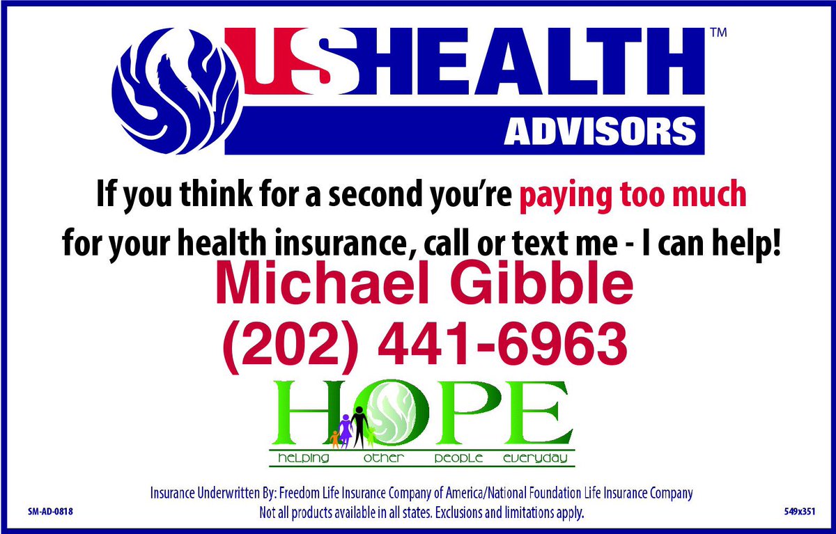 MikeGibble's tweet image. Finally good news about your health care! We are making sure you are covered for unexpected events while also meeting your budget challenges.  Reach out to me for help!