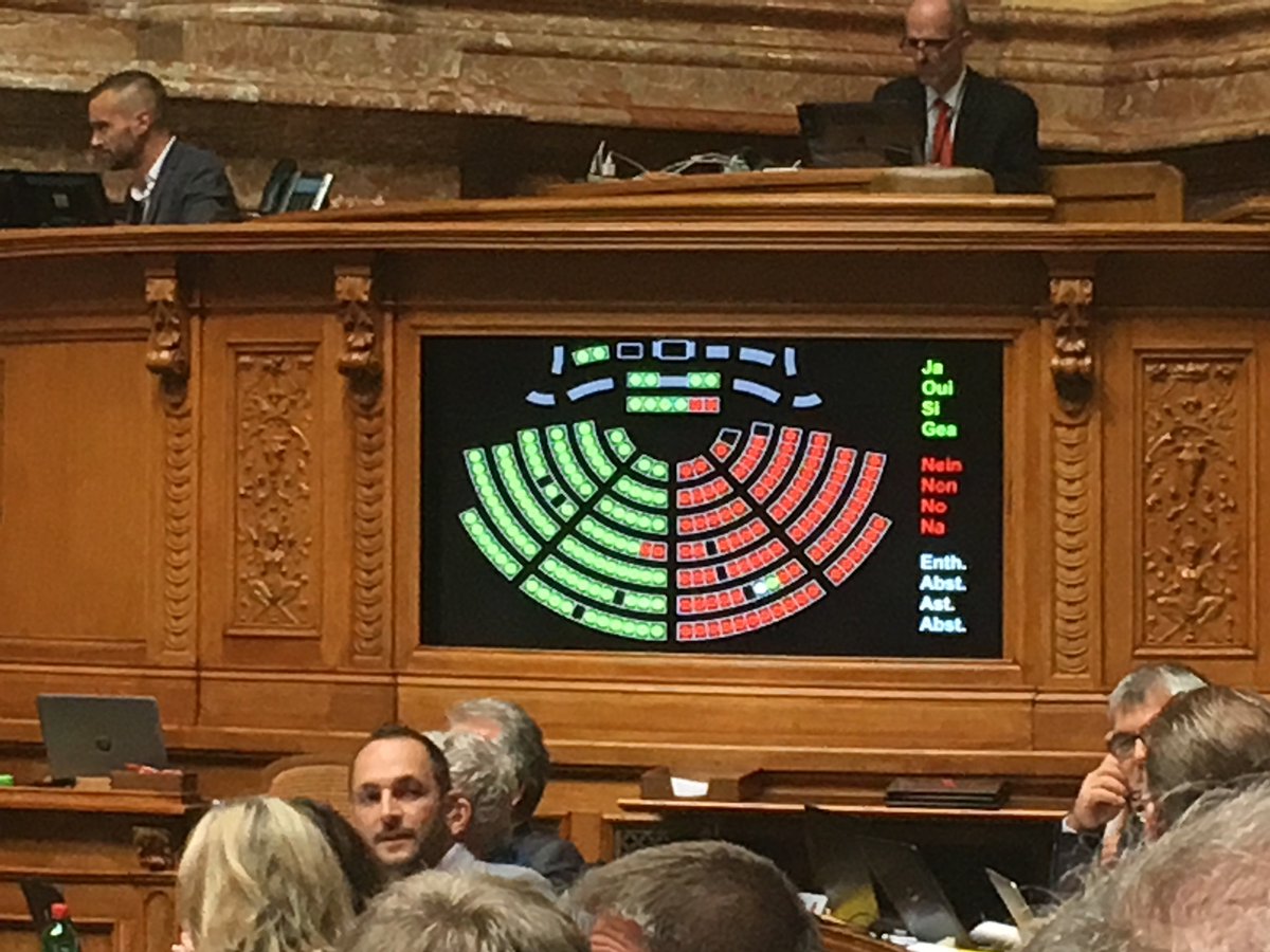 MullerAltermatt's tweet photo. Im medial und vor allem selber hochgejubelten Klimapapier der FDP steht, dass man die Paris-Verpflichtung einhalten will. Meinem heutigen Antrag dazu stimmte im Nationalrat KEIN EINZIGES Fraktionsmitglied der FDP zu! (@CVP_PDC alle bis auf zwei).

#grünesmäntelchen @chmediaag https://t.co/4T1iGtqKTp