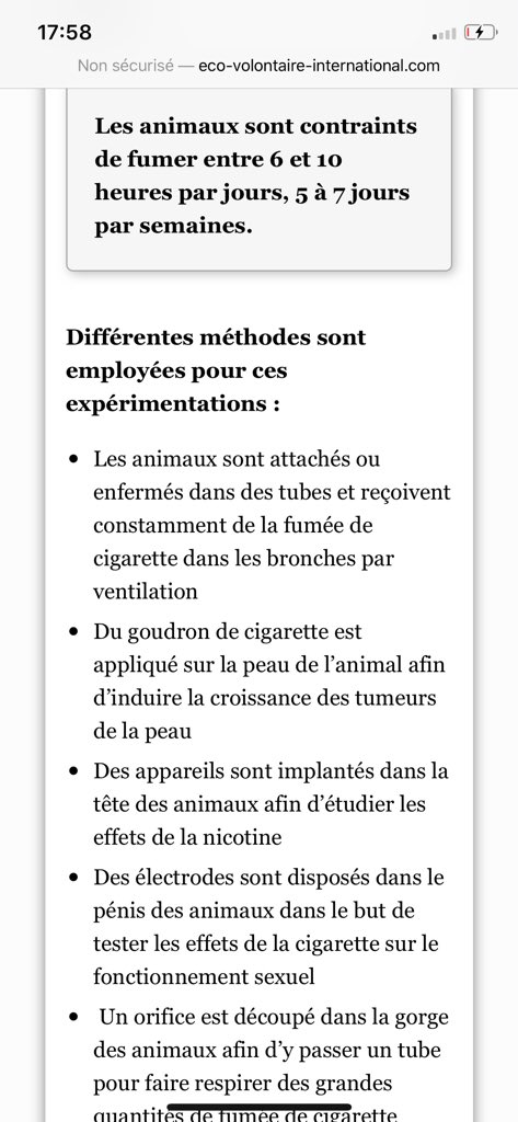 angelwild_6's tweet photo. Voici la face cachée du commerce du tabac. 
La quasi totalité des marques de tabac sont testées sur les animaux.
Les gérants de ces labos affirment que si les clients voyaient l’état des animaux, ils perdraient énormément d’argent.
Certaines marques de tabac sont non testées https://t.co/tDsC1Pxoor