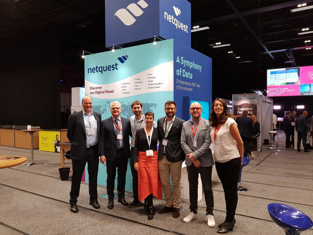netquest's tweet photo. The first day in @ESOMAR World Congress 2019 is about to finish. We will be excited to see you tomorrow.
#SymphonyOfData #mrx #newmr. https://t.co/9jVPc6vyP7