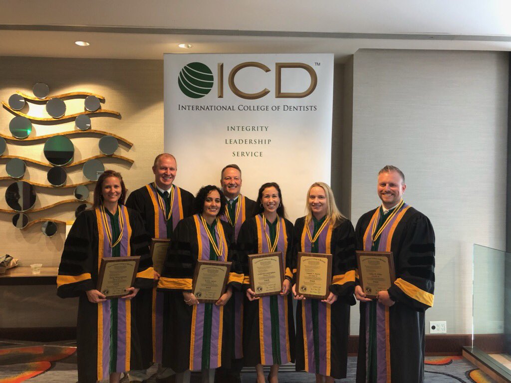 pmdentist's tweet photo. New fellow convocation for the @USAICD International College of Dentistry with some great people from my region! Honored to be selected as a part of this organization #dental #dentistry #service #ADAFDI #NC https://t.co/R0oWC5pllz