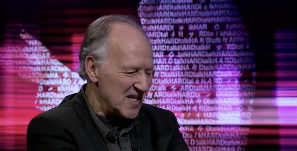 BatesStudio's tweet photo. Werner Herzog on EU:
“You idiots, you blaring idiots, the EU is the largest practiced peace project that the history of this planet has ever seen. Celebrate it!”
He said this back in 2015, when the german press were bemoaning the EU.I wonder what he’d say now about BJ and pals. https://t.co/uRK8Zo7Iix