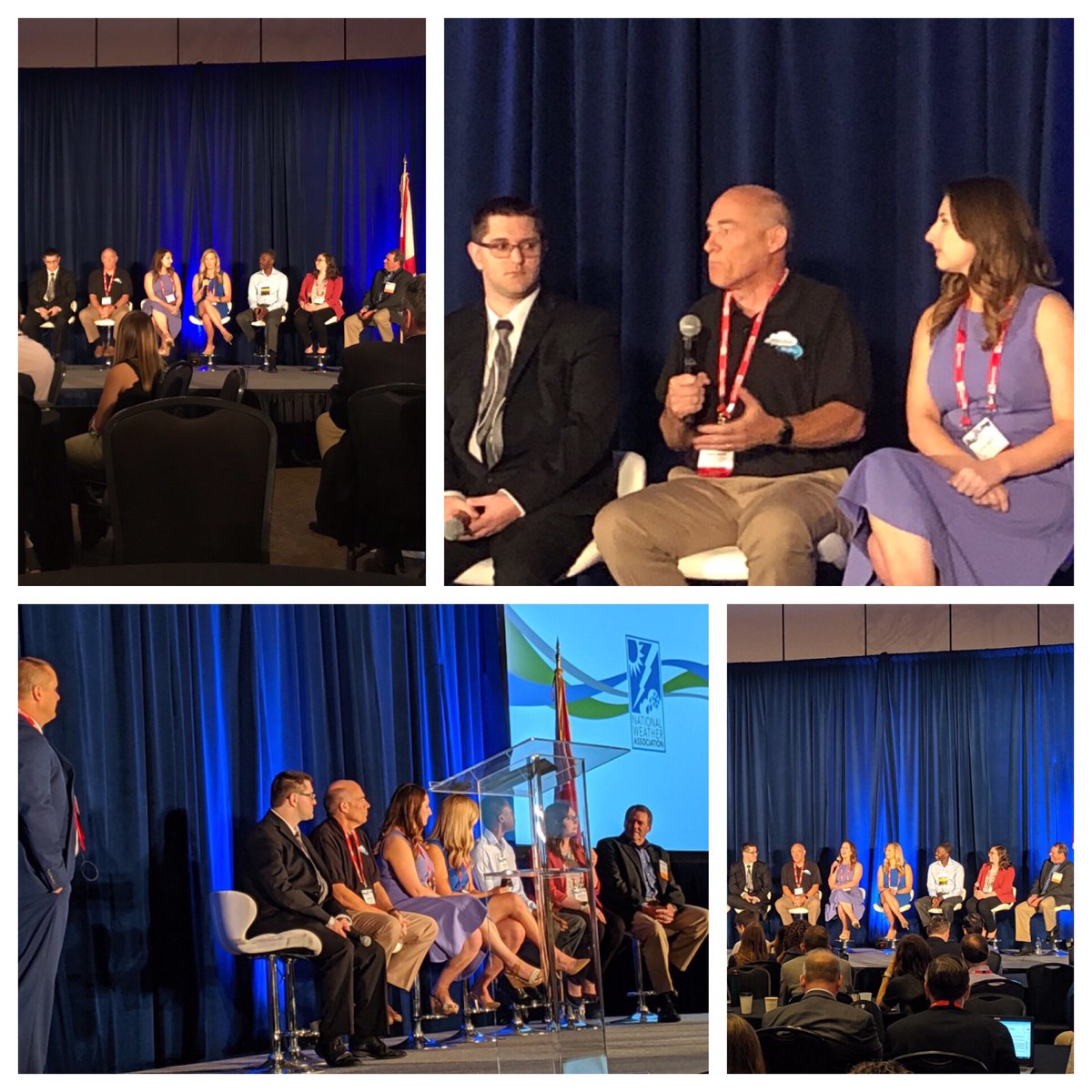 ElyseSmithWX's tweet photo. Shoutout & thank you to @nwas President @DualPaul for selecting me and my mentor, @spann, to be part of the keynote panel at #NWAS19 this year. At #NWAS15, I was a student searching for opportunities, which lead me to an internship that gave me a lifelong mentor and friend. https://t.co/b8PautGV7e