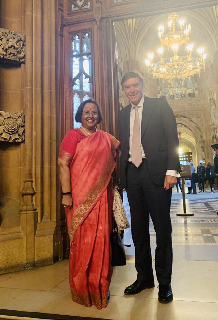 In a coordial meeting with Mr Philip Dunne, MP from Ludlow, HC <a href="/RuchiGhanashyam/">Ruchi Ghanashyam</a> discussed matters of bilateral significance, including CWGC. <a href="/Dunne4Ludlow/">Philip Dunne</a> <a href="/MEAIndia/">Randhir Jaiswal</a> <a href="/CWGC/">Commonwealth War Graves</a> <a href="/DefenceMinIndia/">रक्षा मंत्री कार्यालय/ RMO India</a>