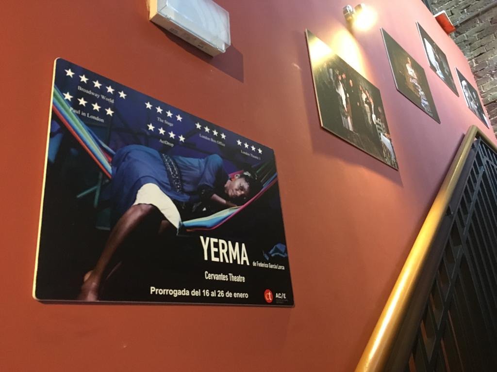 Immortalized on the walls of the <a href="/CervantesTheatr/">CERVANTES THEATRE</a> #Yerma <a href="/WBMltd/">Williams Bulldog</a>