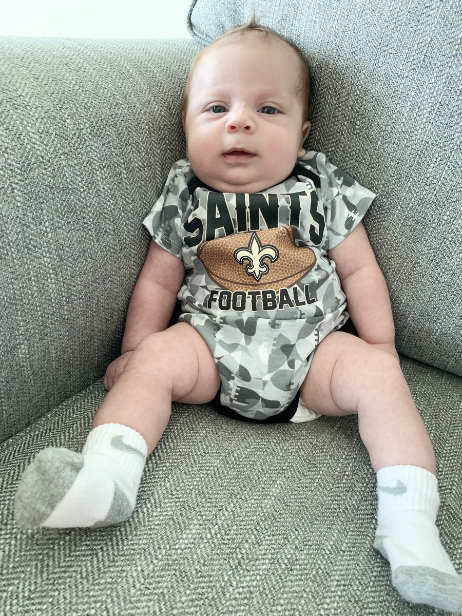 gillian_may51's tweet photo. Bo’s first Game :)) @Saints #saintsgameday https://t.co/TWzhbGHAjw