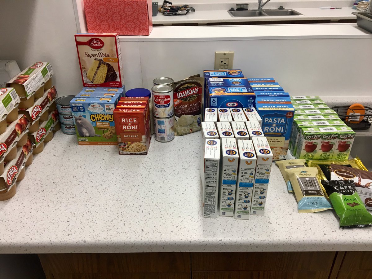 JHSPanthers1's tweet photo. Great start to our food drive here at JHS! We also received several cash donations! Remember to bring in your donations this week to be entered to win one of two Amazon gift cards (student donors) or one of three Stadium Seats (community donors)! #PantherPantry https://t.co/Dmbb1MIUC7