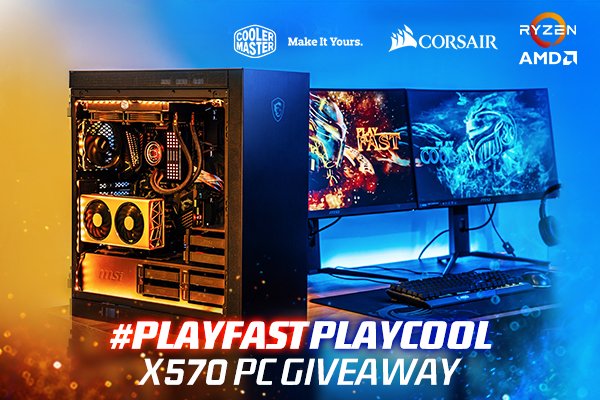 jawunleashed's tweet photo. I'm happy to announce I've won the #PlayFastPlayCool X570 PC Giveaway! 👌😁

Special thanks to @msitweets for giving me the chance to win this breathtaking PC!! I'll be posting pics and a video once it arrives, so be on the lookout for that near the end of September! 😎 https://t.co/aGZK0a5iSk