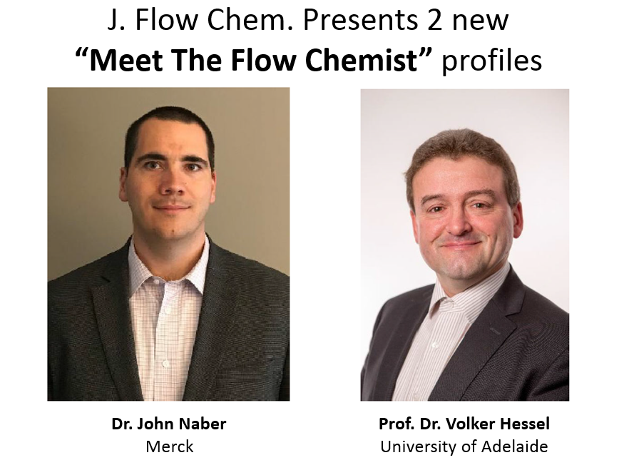 JFlowChem's tweet photo. Issue 3 is out of @JFlowChem with two exciting #MeetTheFlowChemist profiles from Volker Hessel (@UniAdelSciences) and @jnaber15 from #MerckChemistry. Check why John and Volker like #FlowChemistry so much!

Free to read after the editorial: https://t.co/NxgMkZM3xx https://t.co/ah4oKNtPj8