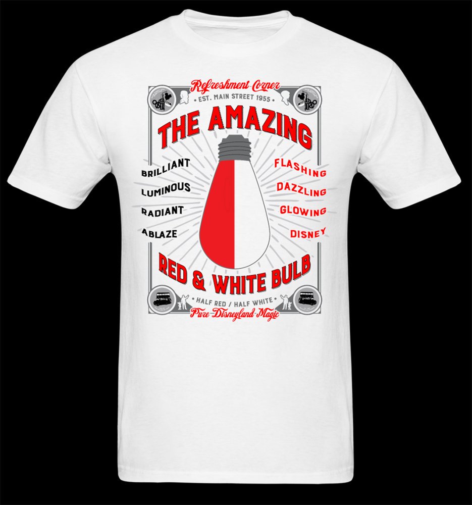youkilledme1st's tweet photo. $20!!! My Disneyland tribute Tshirt to the Red & White lightbulb at Refreshment Corner on Main Street USA is on sale at https://t.co/pL4b0vcqz6!
#disneyland #disney #disneyana #disneysecrets #redandwhitebulb #refreshmentcorner #mainstreet #mainstreetusa #waltdisney #cult33 https://t.co/3NKwFDgFWT