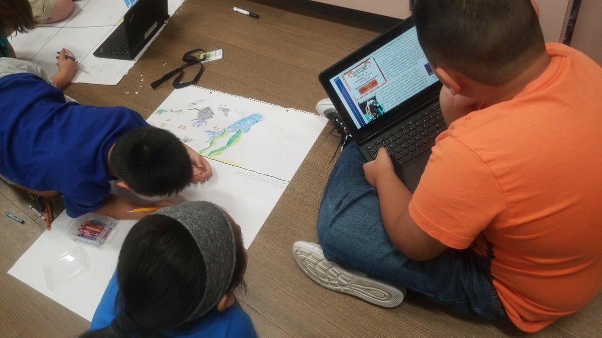 Research to create anchor charts about the 3 ocean zones #bewillbern