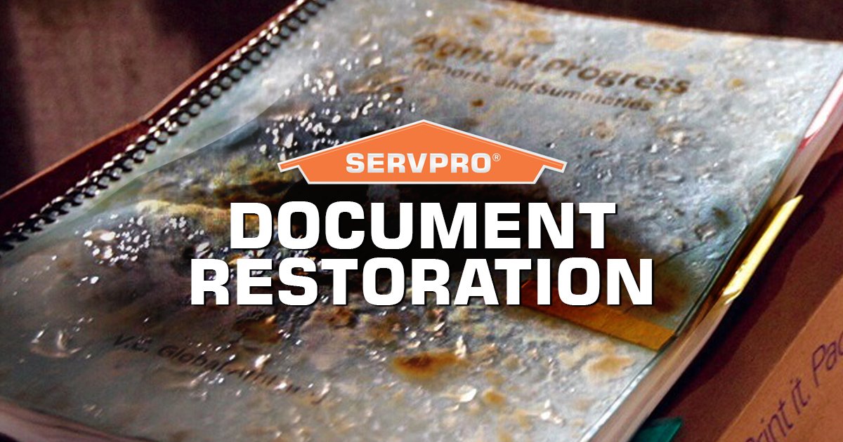 Did you know our team uses the same freeze-drying methods as the Library of Congress
to dry historic documents and books? When disaster strikes, some of your most valued photos
and documents could be lost forever, but we can help restore them to pre-loss condition!