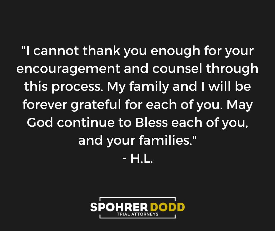 SpohrerDodd's tweet photo. Thank you to our client for sharing these kind words. https://t.co/PeyKEhebgE