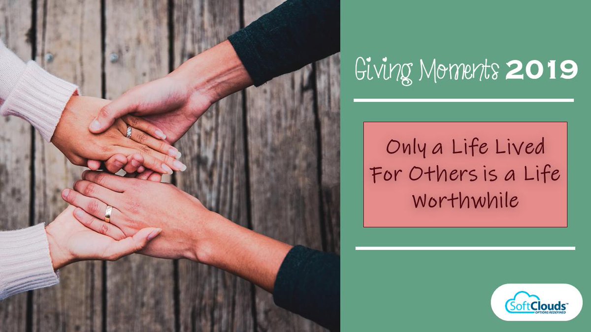 Balaji_SanDiego's tweet image. GIVING is the master key to SUCCESS. It is all because of the dedication and incredible efforts of the #SoftClouds &amp;amp; #OracleSales team that brought an #OracleCPQ Project. Very glad to offer helping hand to #NoKidHungry as part of #GivingMoments2019.
#SoftClouds #PhilanthropicStar