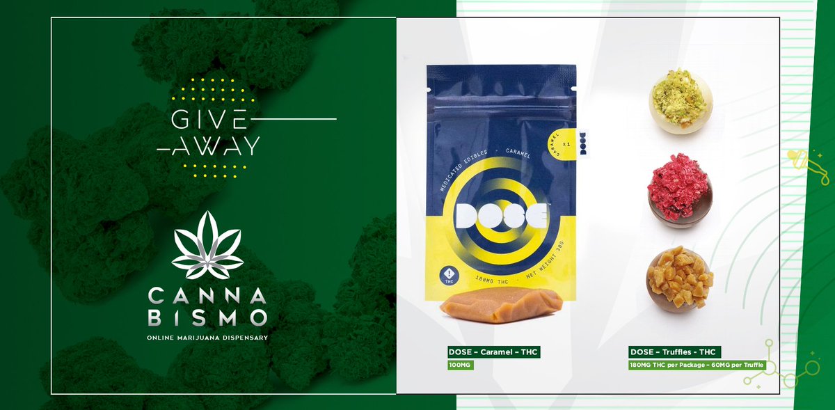 officialcbismo's tweet photo. It's #CannabismoHappyMonday Giveaway! Our grand prize this week will be:
1 x Dose - Truffles - Multi-Pack
1 x Dose - Caramel

ReTweet+Like to #WIN. Draw every #CannabismoHappyMonday
Browse our shop: https://t.co/ElySqZbUN8 https://t.co/wNhgz1GmOL