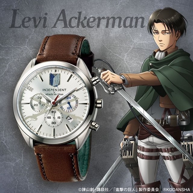 Crunchyroll's tweet photo. NEWS: Attack on Titan Celebrates Its 10th Anniversary with 1,000-Limited Eren &amp; Levi Watches

✨ More: https://t.co/Yrw23JbyRu https://t.co/lTatH5xAGw