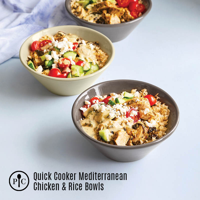 MegTessensohn's tweet photo. Quick Cooker Mediterranean Chicken &amp; Rice Bowl a delicious way to start your week. #HappyCooking 🍜 
#MediterraneanChicken #foodie #homecook #foodlovers #culinaryfun #ricebowl #quickcooker https://t.co/W6UKJcUPsH