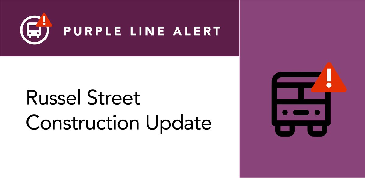 Russell Street updates: 
1) the bicycle/pedestrian underpass on the Milwaukee Trail is now open! 
2) the new UDASH and Mountain Line bus stop at Russell &amp; Dakota is open!