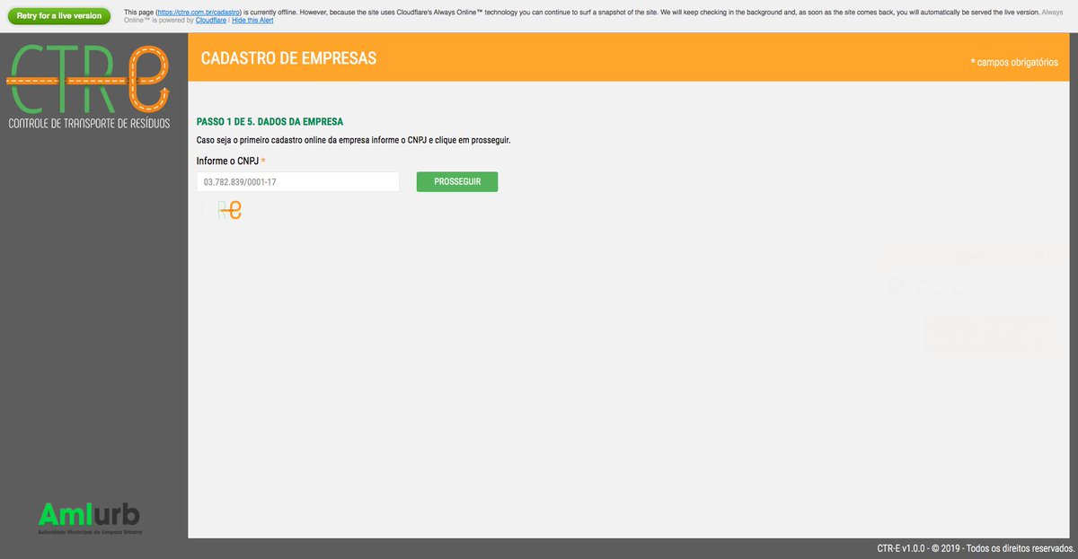 vgcampos's tweet photo. Que tal essa? Empresas de SP precisam se cadastrar no sistema de controle de resíduos (lixo) sob multa de R$ 1,2mil se não fizerem. Ninguém sabe dizer, por ex, se quem desenvolve sites e trabalha em casa deve se cadastrar e o site do tal sistema nem sequer funciona. #PMSP #amlurb https://t.co/kFhWq348jS