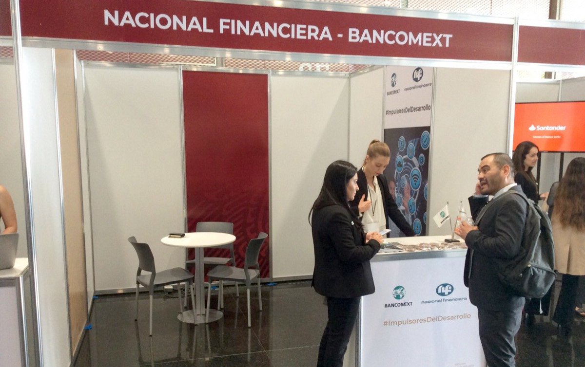 bancomext's tweet photo. .@NafinOficial y @bancomext participan en la #CDMXFintechWeek, el punto de encuentro para los actores más relevantes de la industria #Fintech de América Latina. #ImpulsoresDelDesarrollo https://t.co/tnHaciCXkM