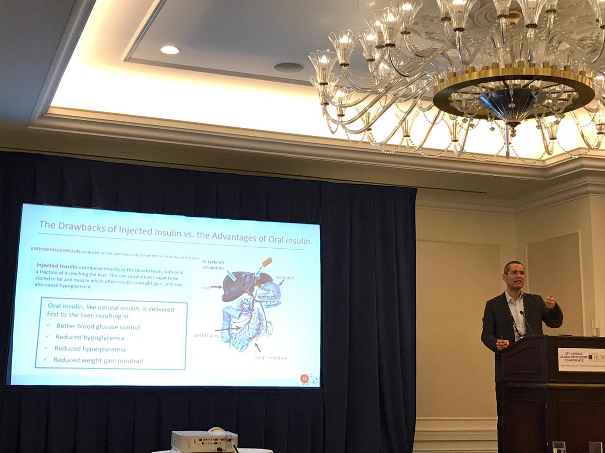 OramedPharma's tweet image. This morning, Oramed Pharmaceuticals' CEO, Nadav Kidron presented at the 21st H.C. Wainwright Annual Healthcare Conference. Thank you @HCWCO for having us! 

#ORMP #investorconferences #HCWCO #oralinsulin #diabetes