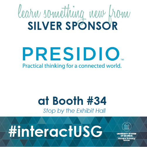 interact_USG's tweet photo. Presidio would like to see you at their booth #34 at @interact_USG. 
#interactusg https://t.co/t1ALbizlZf