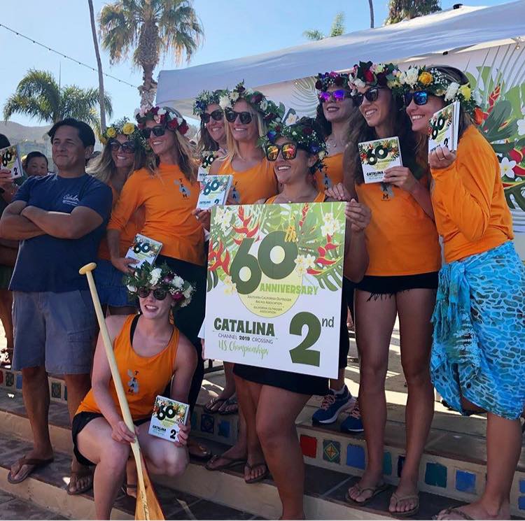 LoveCatalina_'s tweet photo. Congratulations to this year's competitors in the #CatalinaCrossing, #USOutrigger Championship Race between Avalon and Newport Beach. Avalon’s Women’s team took 2nd place! #CatalinaIsland https://t.co/6YHcsxRbnm