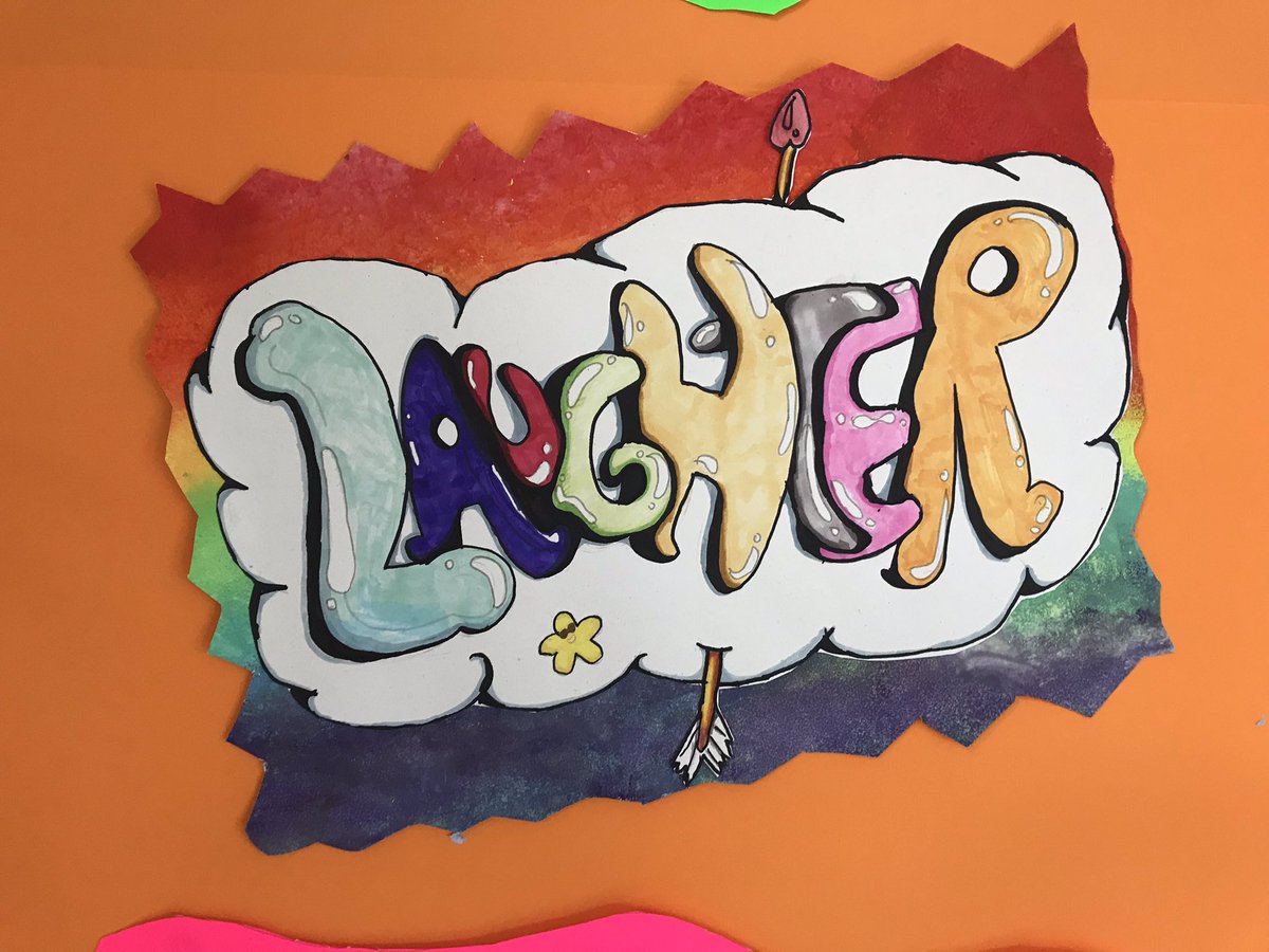 missmcpherson11's tweet photo. We loved learning about graffiti art over the last few weeks, trying out different styles and using this to make our class expectations display 🎨 inspired by displays seen last year at @CrownLfS  #creativity #graffiti #pupilchoice #classexpectations #classvalues https://t.co/oHBkh4CHoU