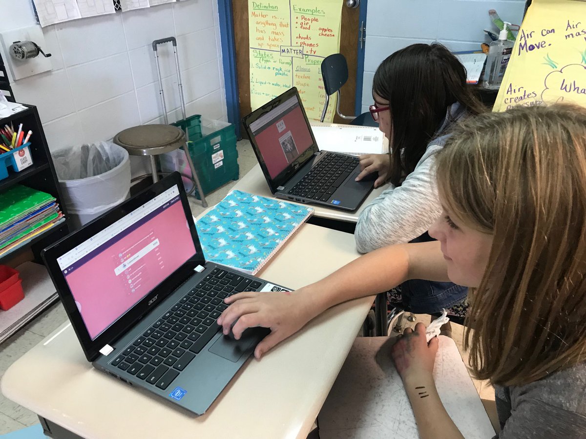 lmoots04's tweet photo. 5th graders engage in science review using a Quizziz game! ⁦@RaymoreTigers⁩ https://t.co/iXSkLpzJwR