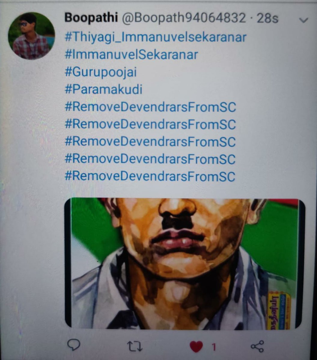 Karthik23810774's tweet photo. #RemoveDevendrarsfromSC https://t.co/ABDa8dBRl5