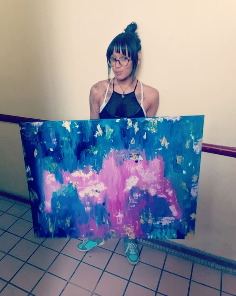 _daisysweet's tweet photo. Another Commission Complete!
#SweetSolsticeShop #Art
#canvasart
#canvaspainting
#painting
#oilpainting
#mediums
#abstractart
#abstractpainting
#commissionpainting
#commissionwork
#commissions
#pink
#blues
#gold
#flow https://t.co/yK1CzAAnSp