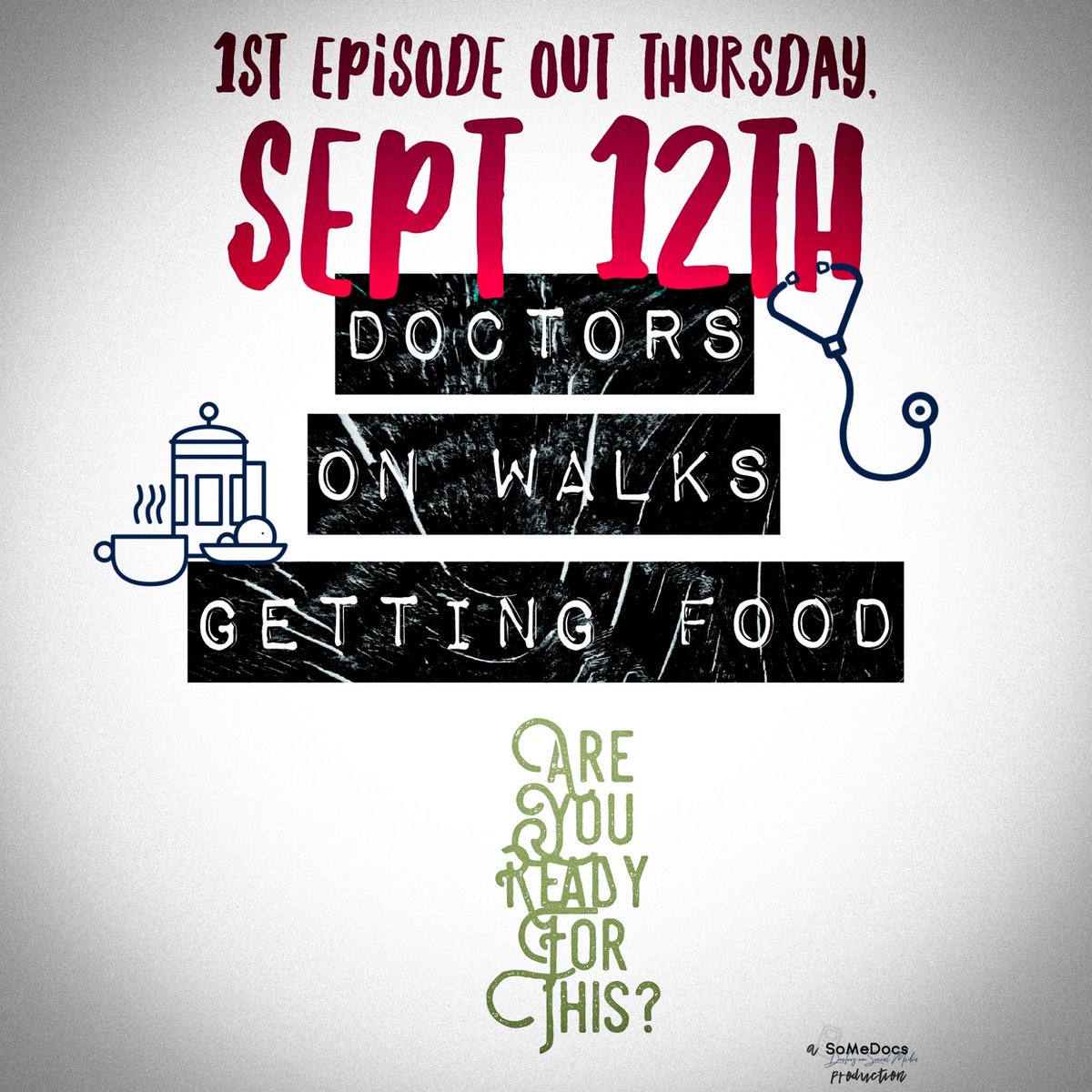 DrCorriel's tweet photo. Officially releasing 1st episode this Thursday, to be viewed on my YouTube channel.

I’m looking to:
🤪 highlight #SoMeDocs in creative ways
🤓 humanize physicians
🙃 create out-of-box content that’s light, entertaining, &amp; discussion-provoking.

Link below (&amp; appreciate a share!) https://t.co/t3hWu7Nn3P