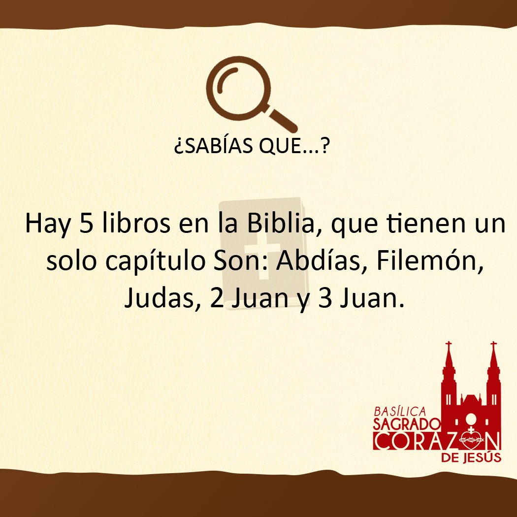 Curiosidades de la Biblia #MesDeLaBiblia, image size:1050x1050
