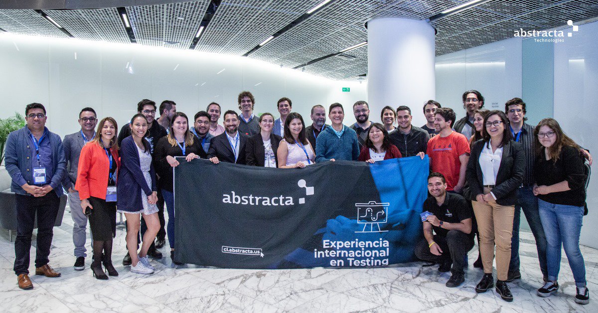 AbstractaUS's tweet photo. Here are some pictures from the latest #AgileTestingChile meetup, where @mellimatias &amp; @fbaptista spoke about their experiences with #AI in #SoftwareTesting! @AbstractaChile @dramatictester https://t.co/wDzdwZ5ZFJ