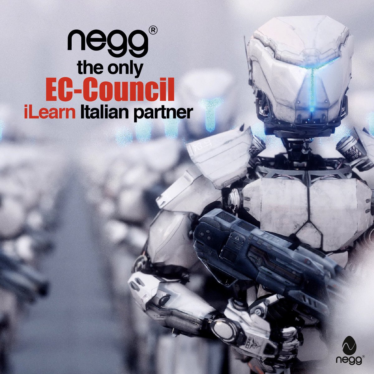 New EC-Council iLearn programs are now available in Italy. Get certified with negg®. #certified #negg #CyberSecurity #Hacking #formation