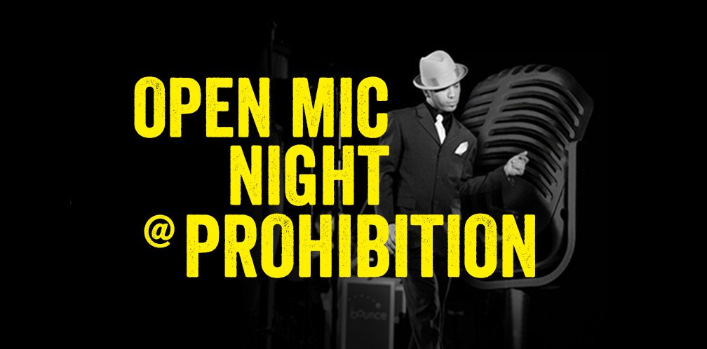 TONIGHT at #prohibitionnyc ->  
9:00pm-12:00am
[ Sign up at 8pm ] 
#openmic #openmicnight
