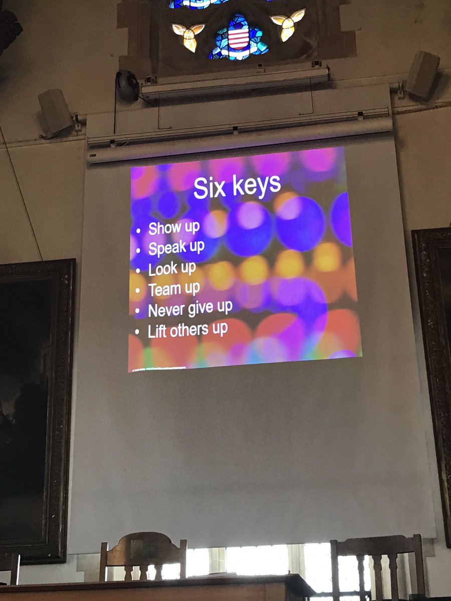 CStewart_CS's tweet photo. Keys to encouragement from @MaryMyatt - I love this reminder of how we should aim to operate. @WomenEdJersey https://t.co/n2Vb6Suz5z