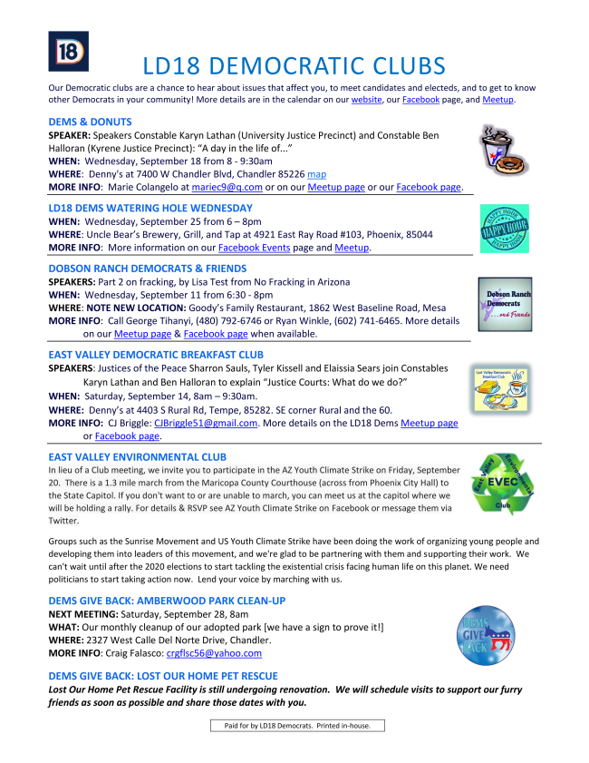 AZ Democrats LD12 tweet media