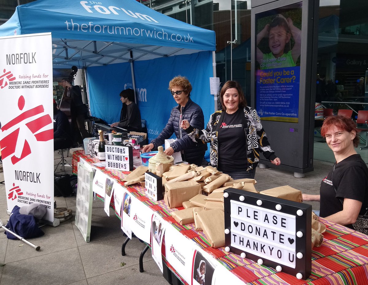 Yesterday a group of volunteers in Norwich organised an African Market fundraiser to support our medical work around the world. A big thank you to <a href="/BdelaIglesia/">BViajera</a> <a href="/Gyapong1Michael/">Michael Gyapong</a> <a href="/NorwichGVM/">GlobalVillageMarket</a> and everyone involved! To start your own fundraising event visit: msf.org.uk/fundraise